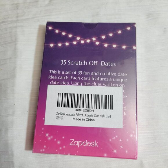 Zapdesk Date Night Cards 35 Scratch Off Dates - Picture 2 of 2